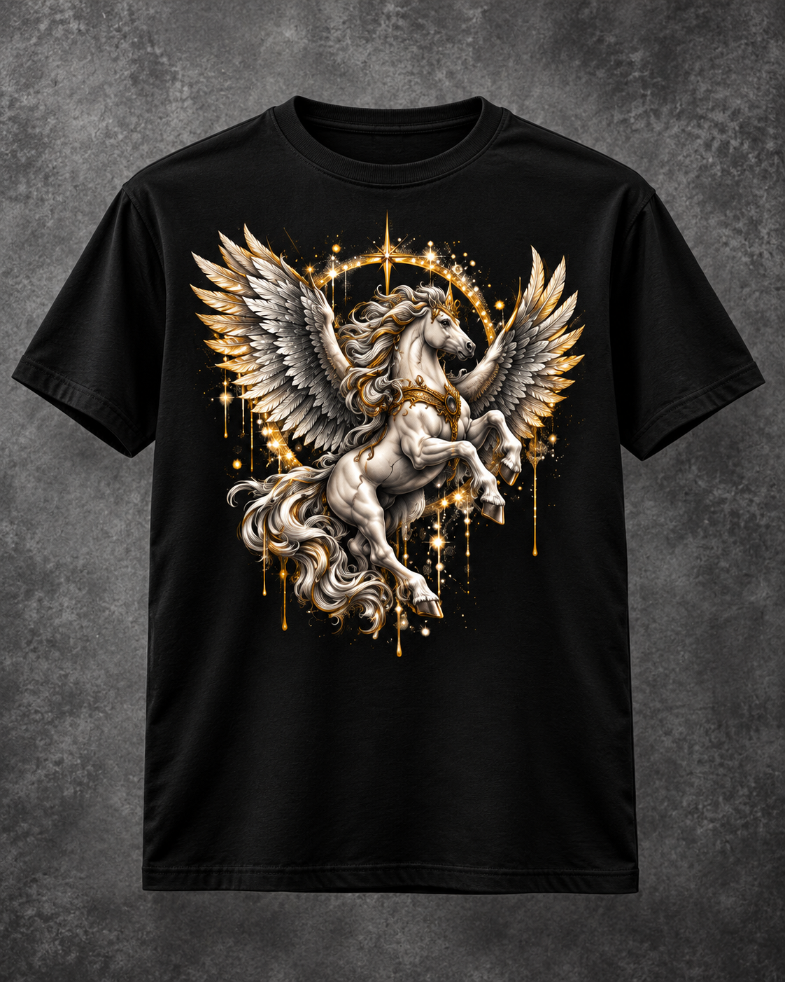 Pegasus — Rise Above Short Sleeve T-Shirt