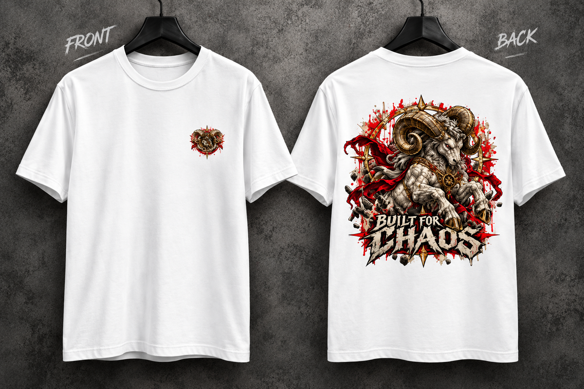 Aries — Built For Chaos Short Sleeve T-Shirt